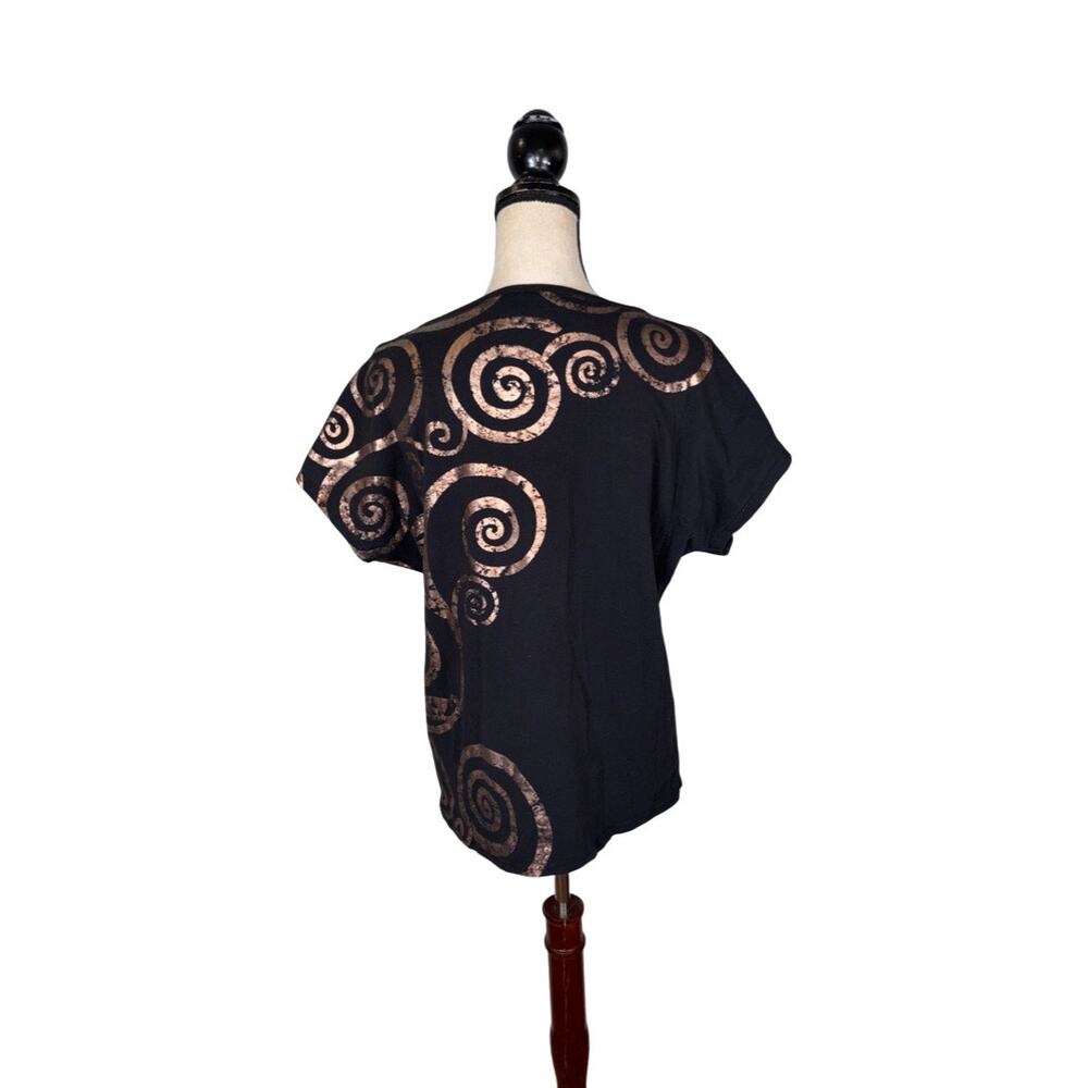 The Metropolitan Museum of Art Black Copper Abstract Print Shirt    Size: XL - Picture 3 of 4